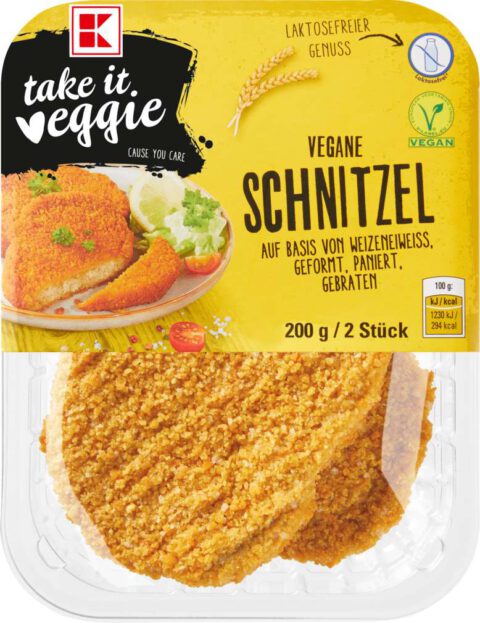 Review Kaufland K-take it veggie Schnitzel vegan | The Cow Whisperer ...